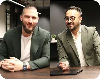 Dan and Agam, co-founders of Life and Passing Digital